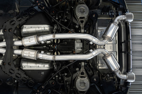 MBRP 23-24 Nissan Z 3.0L Armor Pro T304 en acier inoxydable 3 pouces Cat-Back double sortie arrière avec embout CF OD 5 pouces