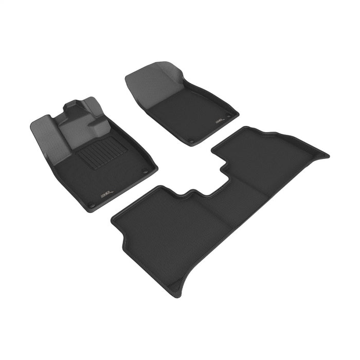 Tapis de sol 3D MAXpider 21-23 VOLKSWAGEN ID.4 1ère/2ème rangée - Noir