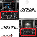 14.4" Dodge RAM 2014-2023 Workshop 12 Tesla-Style Screen Workshop 12