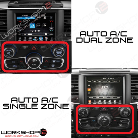 14.4" Dodge RAM 2014-2023 Workshop 12 Tesla-Style Screen Workshop 12