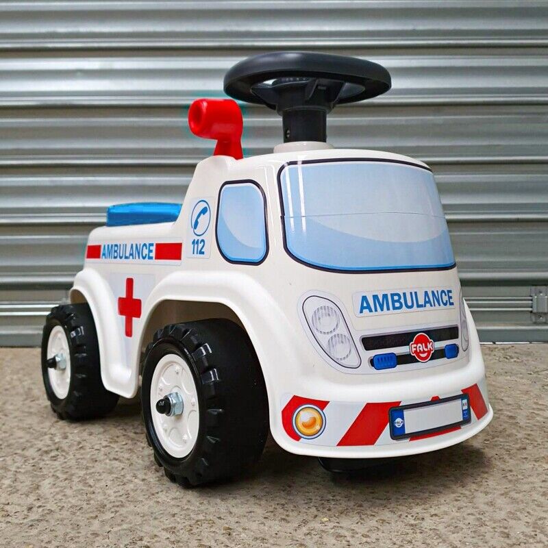 FALK Car Ambulance with Horn for 1 Year Olds
