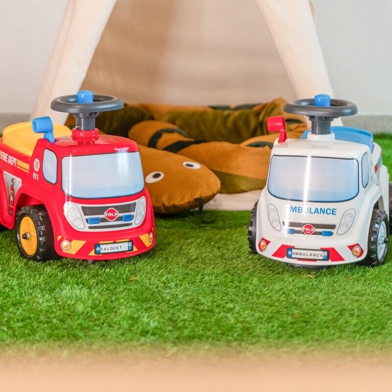 FALK Car Ambulance with Horn for 1 Year Olds