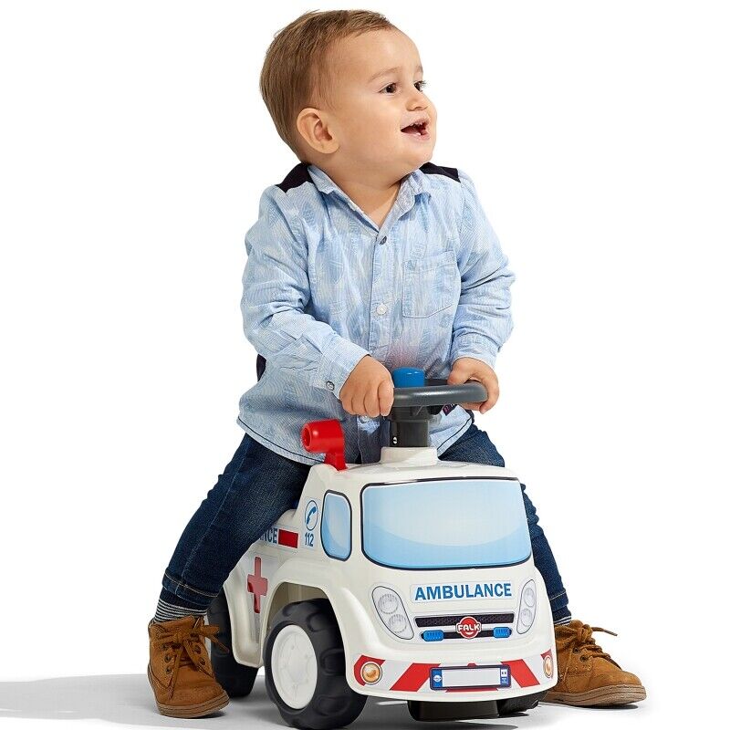 FALK Car Ambulance with Horn for 1 Year Olds