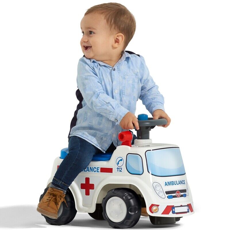 FALK Car Ambulance with Horn for 1 Year Olds