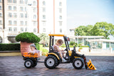 24V Children's Ride on Excavator Tractor with Trailer - Battery-Powered Electric Vehicle Plaything