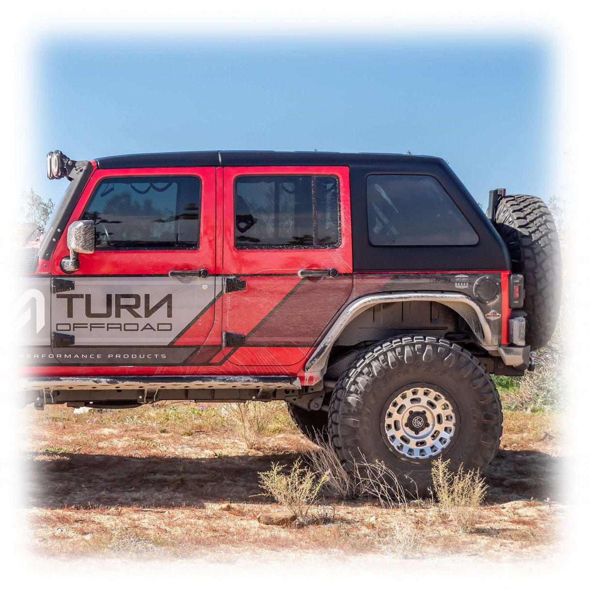 Fastback Hard Top for Jeep Wrangler JK Unlimited 4-Door Turn Offroad