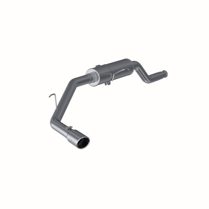 Système d'échappement aluminisé à sortie simple côté résonateur arrière pour tous les modèles Toyota Tundra 4,7 L MBRP 00-06