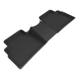 3D MAXpider 23-24 Kia Sportage Gas Kagu Black Floor Mat - Row 2