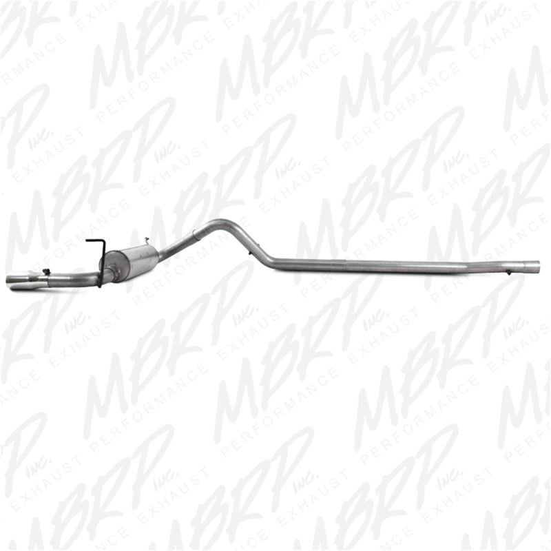 MBRP 2007-2009 Jeep Wrangler 4dr 3.8L V6 Cat Back Single