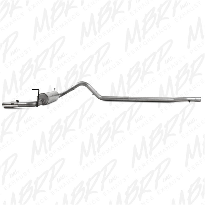 MBRP 2007-2009 Jeep Wrangler 4 portes 3,8 L V6 Cat Back Single