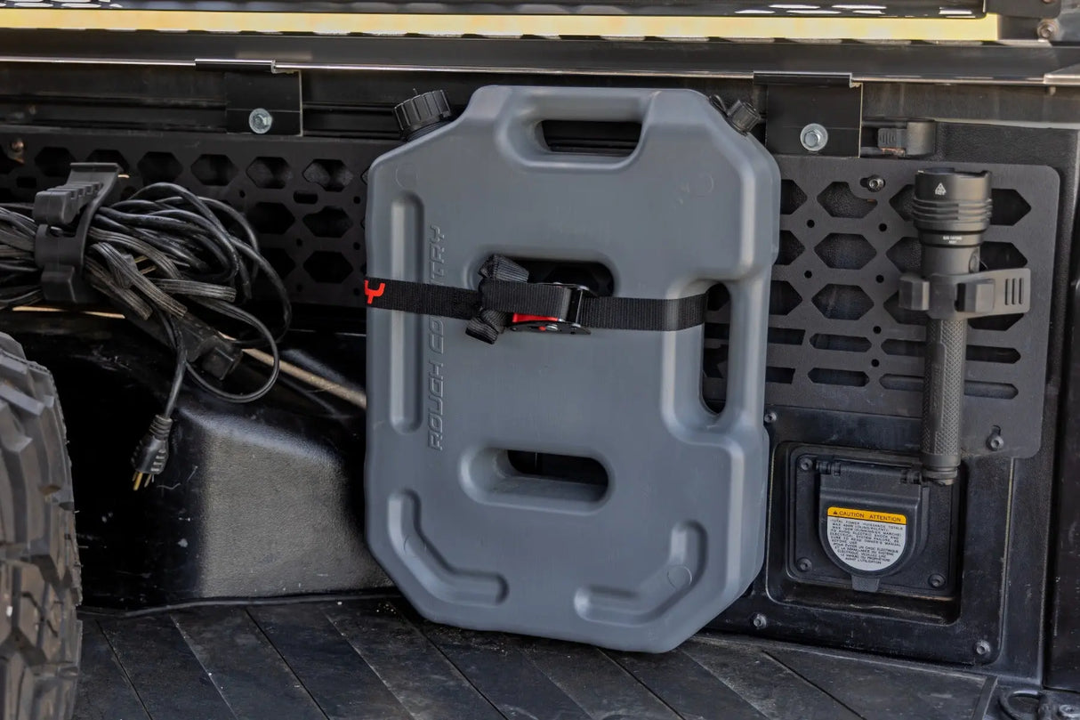 Rough Country Flat Fluid Container with Lockable Mount 10L 99062A