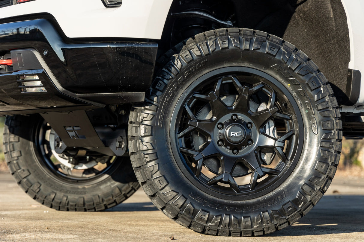 Rough Country 80 Series Wheel 6x135 Semi Gloss Black Aluminum