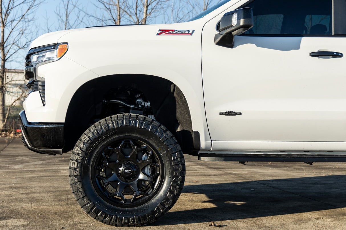 Rough Country 80 Series Wheel 6x135 Semi Gloss Black Aluminum