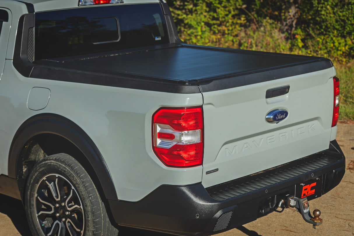 Rough Country Powered Retractable Bed Cover for Ford Maverick 2022-2026