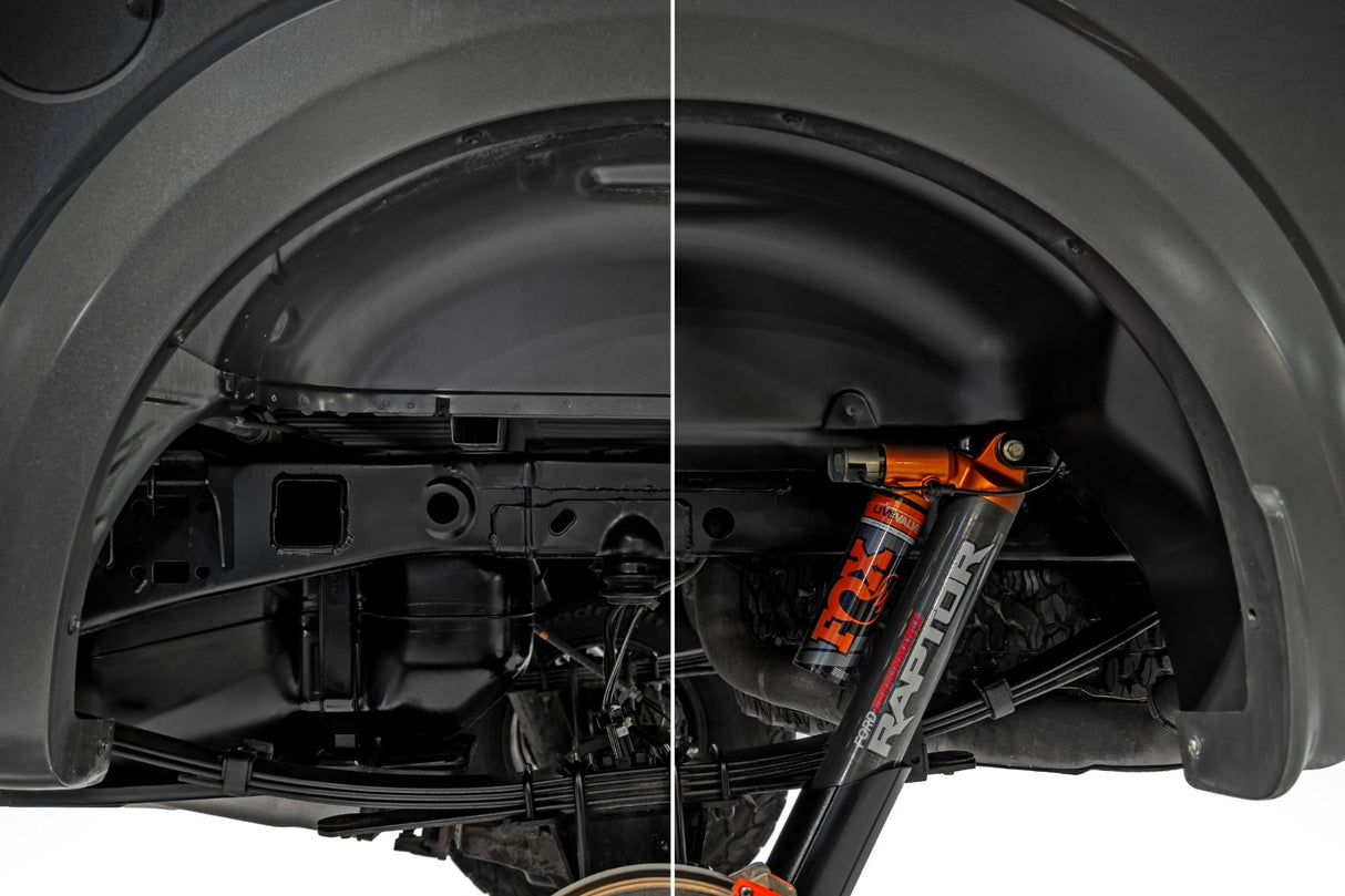 Rough Country Rear Wheel Well Liners Ford F-150 Raptor 2017-2020