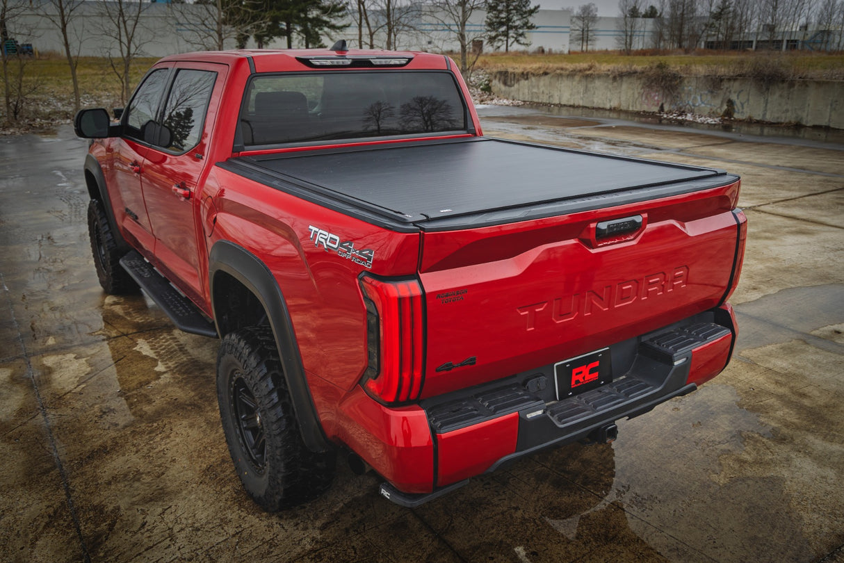 Rough Country Powered Retractable Bed Cover for Toyota Tundra 5'7in Bed