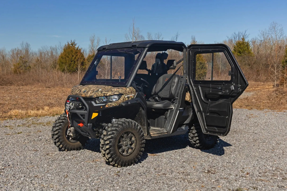 Rough Country UTV Side Doors Can-Am Defender HD 5/HD 7/HD 8/HD 9/HD 10 2-Seater 97100