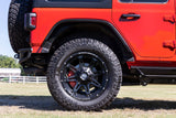 Rough Country Rear Brake Caliper Covers for Jeep Wrangler JL