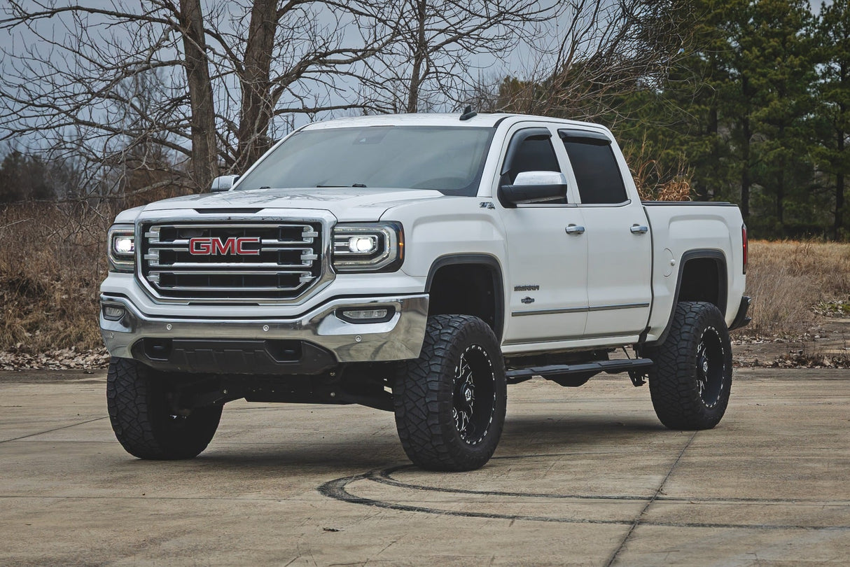 Rough Country TR2 Aluminum Running Boards for Chevy GMC Crew Cab