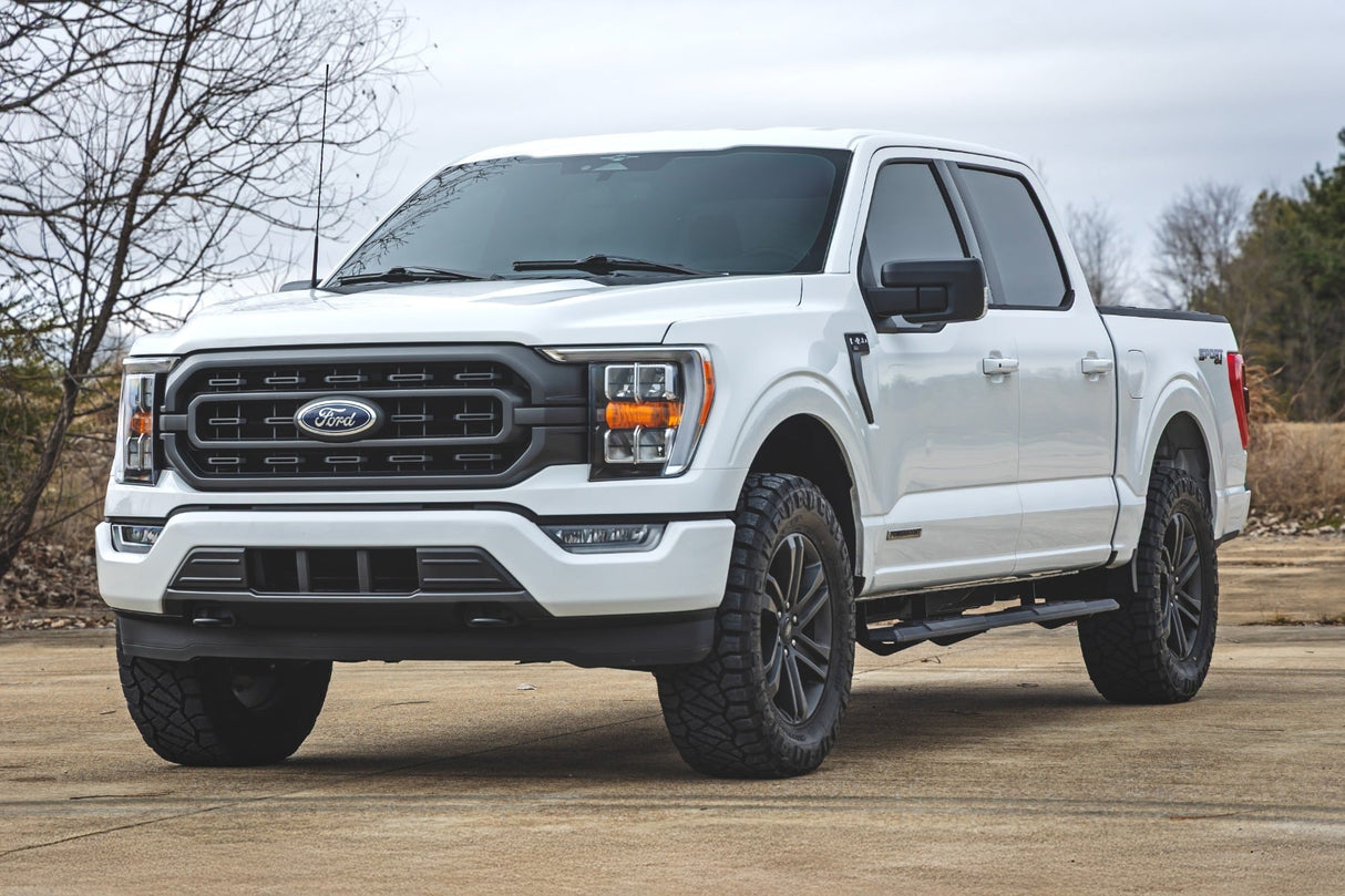 Rough Country TR2 Aluminum Running Boards for Ford F-150, Super Duty