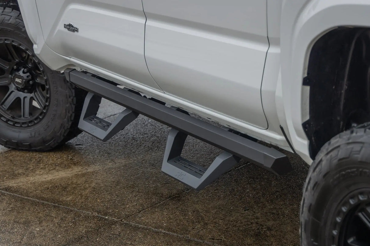 Rough Country SRX2 Adjustable Aluminum Steps Double Cab Toyota Tacoma 2WD/4WD 2024-2026 73004