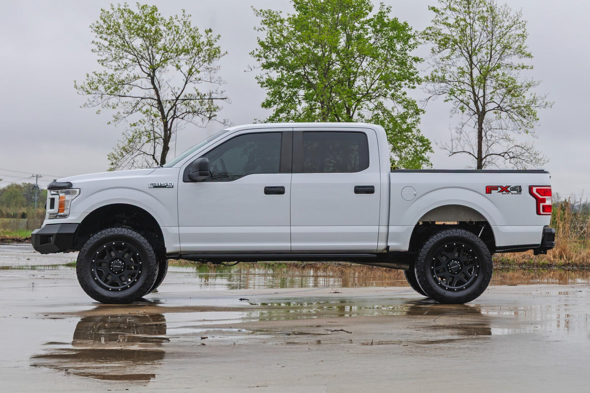Rough Country Multi-Color LED Running Boards for Ford Crew Cab