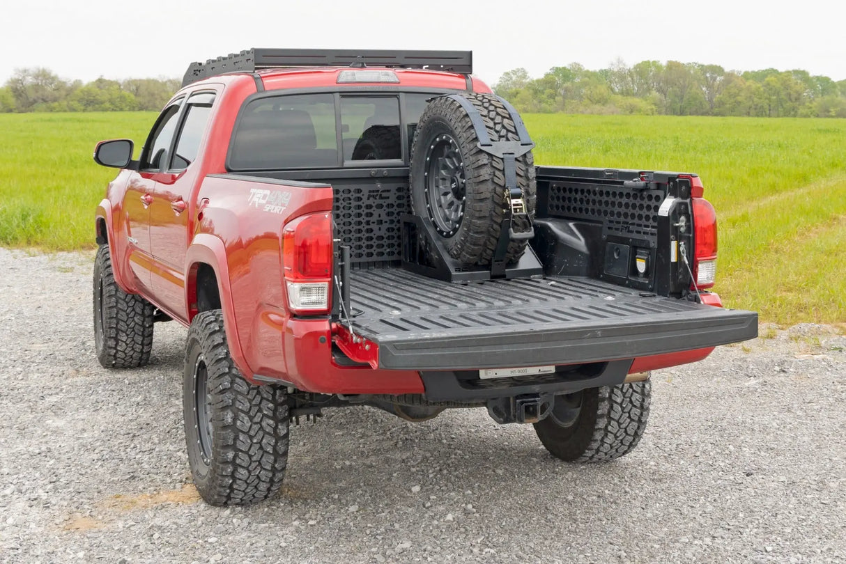 Rough Country Bed Mount Spare Tire Carrier Universal 33-40 Inch 99073