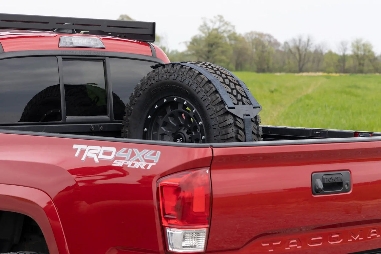 Rough Country Bed Mount Spare Tire Carrier Universal 33-40 Inch 99073