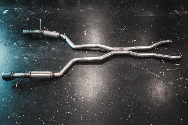 MBRP 18-23 Dodge Durango SRT 6.4L Armor Pro T304 SS 3 pouces Cat Back Exhaust Double sortie arrière avec embouts CF