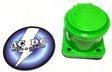 Hubbell HBLNCAGN Single Pole Connector, Non-Met Cover, GREEN Camlock series 16 HUBBELL
