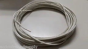 18 AWG TFN SOLID COPPER WIRE 100 FT IN WHITE GREAT FOR TRAIN WIRE ACDC WIRE AND SUPPLY