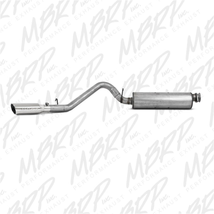 MBRP 2000-2006 Jeep Wrangler (JK) 4 cylindres en ligne 2,5 L 6 cylindres en ligne 4,0 L Cat Back Single Side