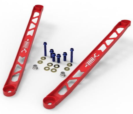 Barre de suspension avant aFe CONTROL 304 en acier inoxydable rouge - Toyota GR Supra (A90) 20-21