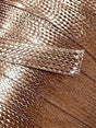 10 FEET 5/8" BRAIDED GROUND STRAP GROUNDING BARE PURE COPPER FLAT BRAID MADE USA ACDC