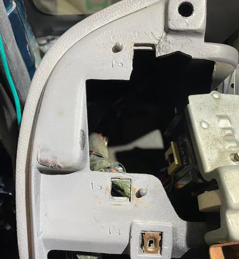 OBS Solutions Ford Headlight Switch Mount Repair Bracket - 1992-1997 Ford F-Series & Bronco OBS Solutions