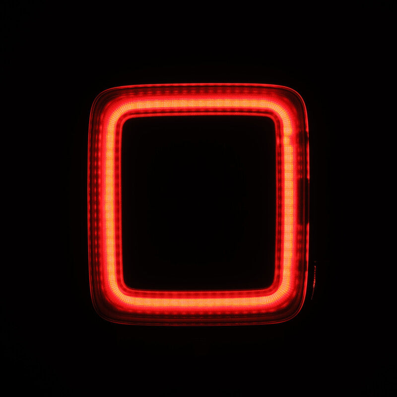 AlphaRex NOVA-Series Prismatic LED Tail Lights Black | '18-Current JL Wrangler / '20-Current JT Gladiator