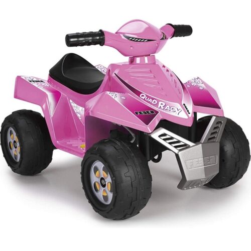 Feber Pink Quad Racy - 6V Battery Powered Ride-On