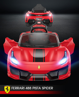 Kids Ferrari 488 Ride On Car For Children W/Wireless Parental Control