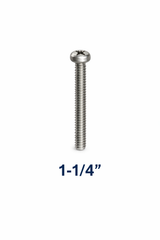 #6-32#8-32 Phillips Pan Head Machine Screws, 304 Stainless Steel – Electrical Wall Plate & Switch Mounting Screws TekShack