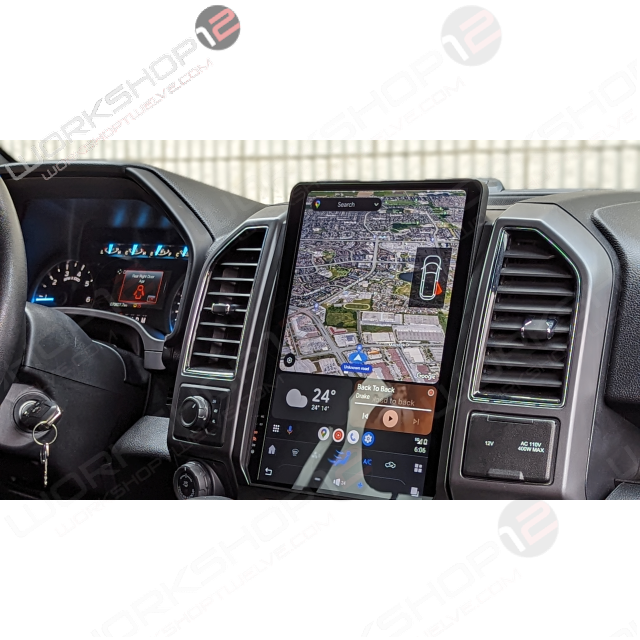 Ford F-150 2015-2021 Workshop 12 Tesla-Style Screen Workshop 12