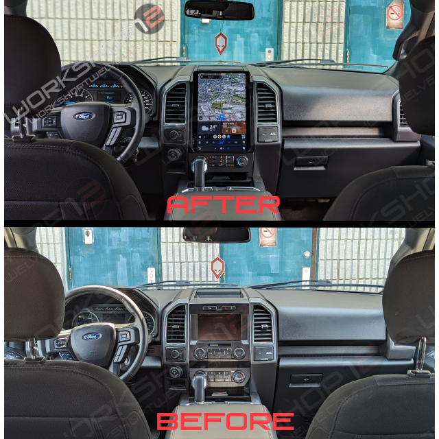 Ford F-150 2015-2021 Workshop 12 Tesla-Style Screen Workshop 12