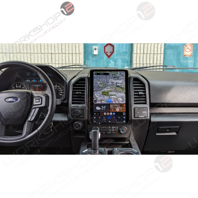 Ford F-150 2015-2021 Workshop 12 Tesla-Style Screen Workshop 12