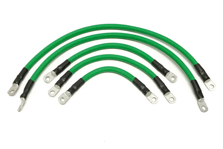 Club Car Precedent Golf Cart Battery Cable Set 4 Gauge 8 VOLT 2004 & UP GREEN AC DC WIRE AND SUPPLY