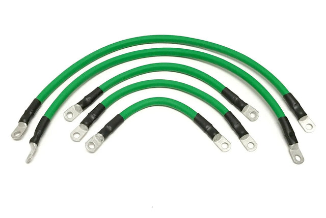 Club Car Precedent Golf Cart Battery Cable Set 4 Gauge 8 VOLT 2004 & UP GREEN AC DC WIRE AND SUPPLY