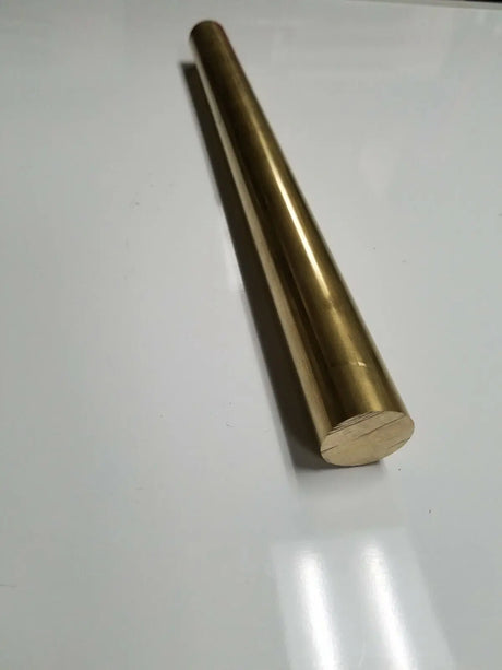 1" Diameter x 8"-Long 360 Brass Round Bar-- 1" Dia 360 Brass Rod LATHE STOCK 360 1/2 Hard Brass Round Bar 1" Dia ASTM B16