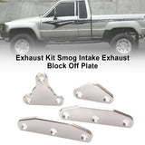 Toyota 20R 22RE EGR Smog Exhaust Intake Block Off Plate Set Air Plug