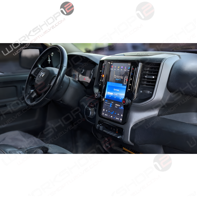 Dodge RAM 2014-2023 Workshop 12 Tesla-Style Screen Workshop 12