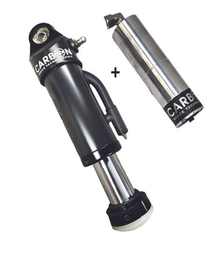 Carbon Shocks 3.0" Top Bump Stop 4" Travel With Reservoir