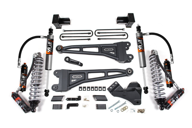 4 Inch Lift Kit w/ Radius Arms | FOX 2.5 Coilover Conversion - Performance Elite | Ford F450 Super Duty (23-26) 4WD BDS Suspension