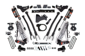 7 Inch Lift Kit w/ 4-Link | FOX 2.5 Performance Elite Coilover Conversion | Ford F250/F350 Super Duty (23-26) 4WD | Diesel BDS Suspension